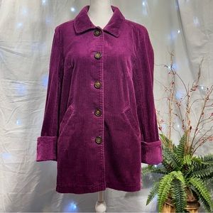 Chadwick’s Ling Sleeve Corduroy Button Down Shirt